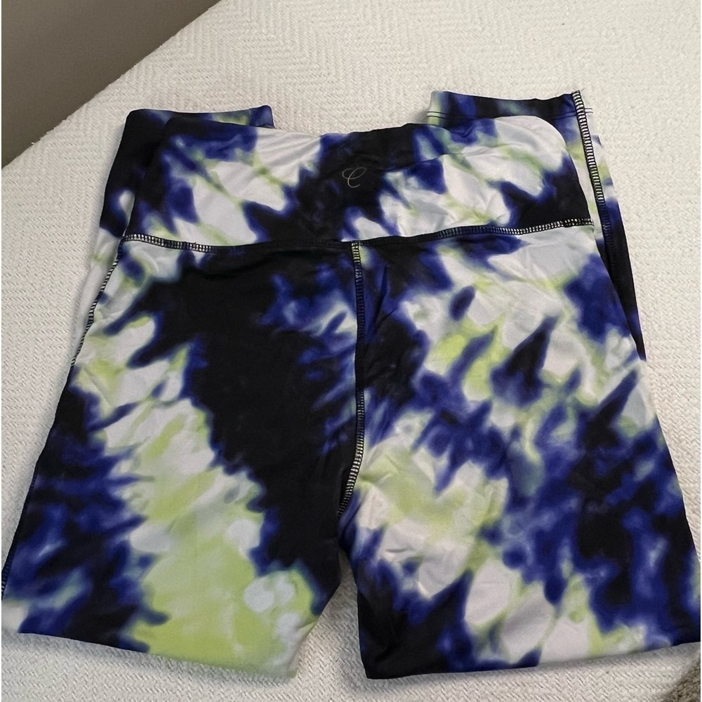 CALI Women's Multicolor Tie Dye Yoga Pants Leggings $48 (two small flaws) Sz S